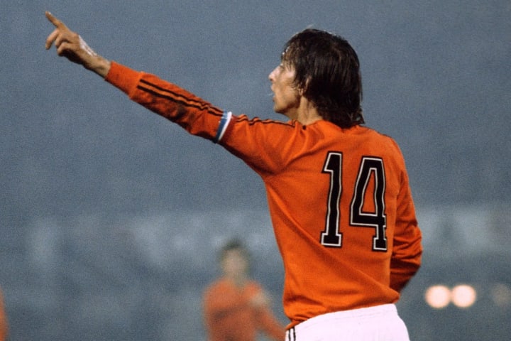 Cruyff con la selección neerlandesa