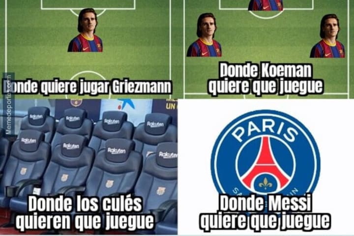 Hay debate con la posición de Griezmann / Memedeportes.com