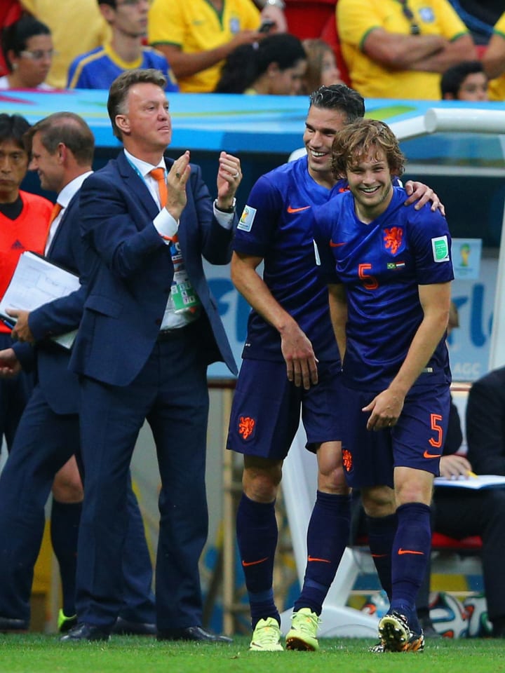 Daley Blind, Louis van Gaal, Robin van Persie