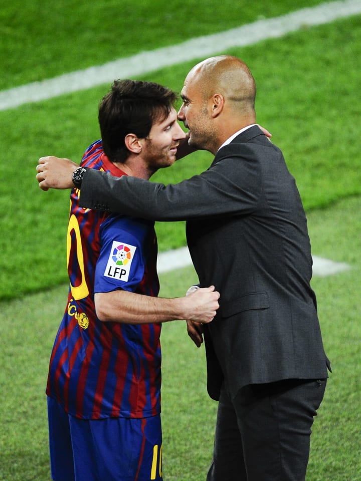 Lionel Messi, Josep Guardiola Lionel Messi, Josep Guardiola