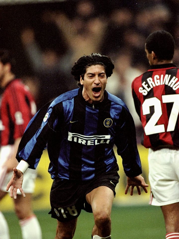 Ivan Zamorano of Inter Milan