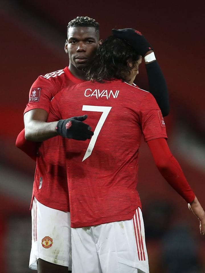 Paul Pogba & Edinson Cavani
