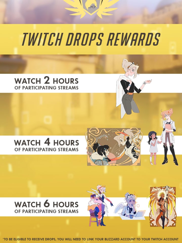 Overwatch Mercy's Recall Challenge Twitch Drop Rewards