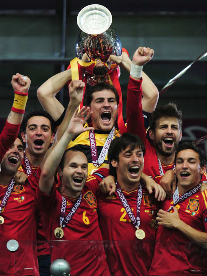 España es la única selección que ha ganado el título dos veces seguidas