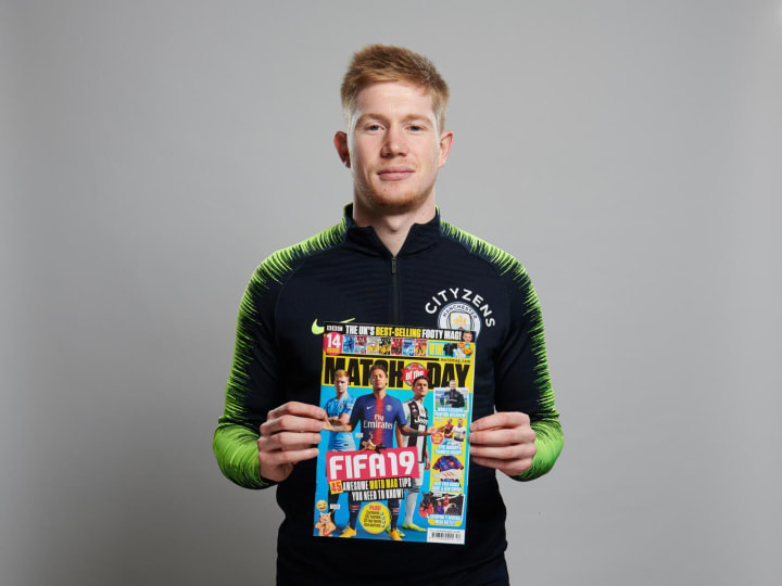 Kevin De Bruyne Match of the Day magazine