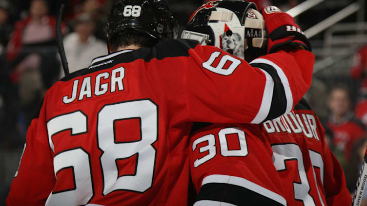 New jersey devils jagr jersey hot sale