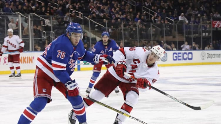 New York Rangers A game with the playoffs in the balance