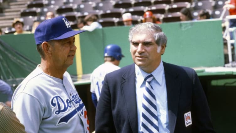UNSPECIFIED - CIRCA 1980: Former American League Umpire Ron Luciano looks on before a Major League Baseball game circa 1980. Luciano was a Major League Umpire from 1069-79. (Photo by Focus on Sport/Getty Images)