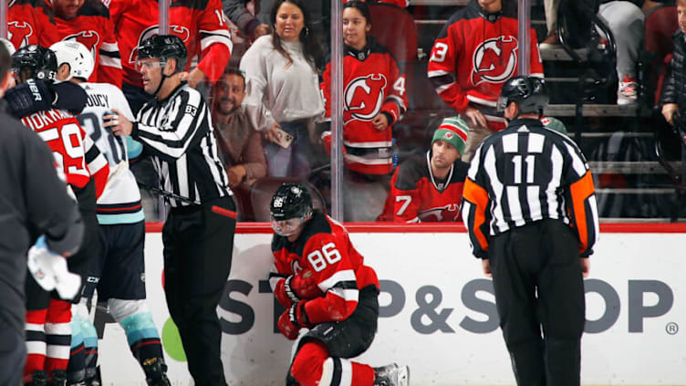 New Jersey Devils Jack Hughes Injury Makes Win Bittersweet