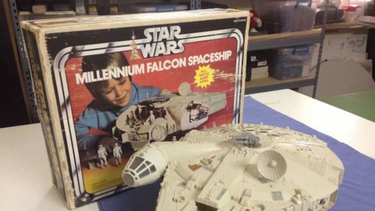 Original millennium falcon toy value outlet