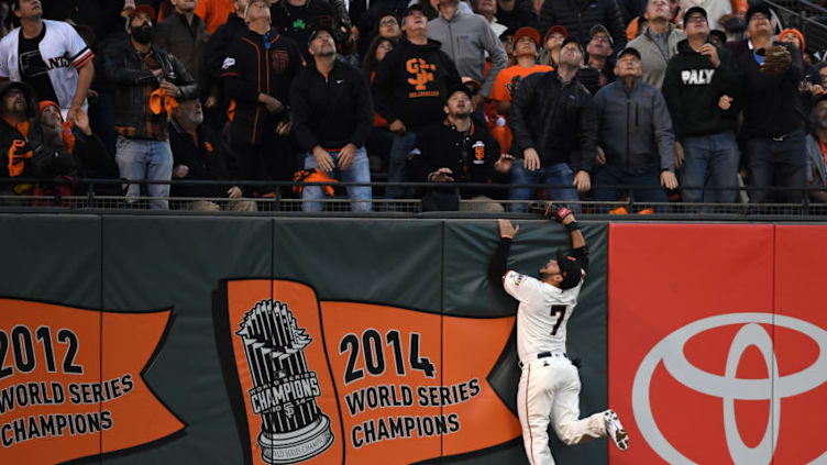 SAN FRANCISCO, CA - OCTOBER 11: Gregor Blanco