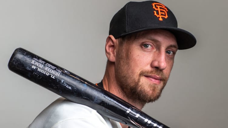 Former SF Giants outfielder Hunter Pence. (Photo by Rob Tringali/Getty Images)