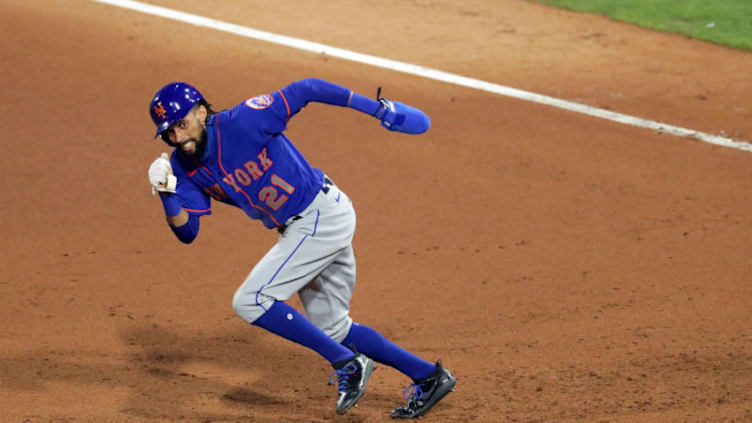 Billy Hamilton #21 of the New York Mets (Photo by Hunter Martin/Getty Images)