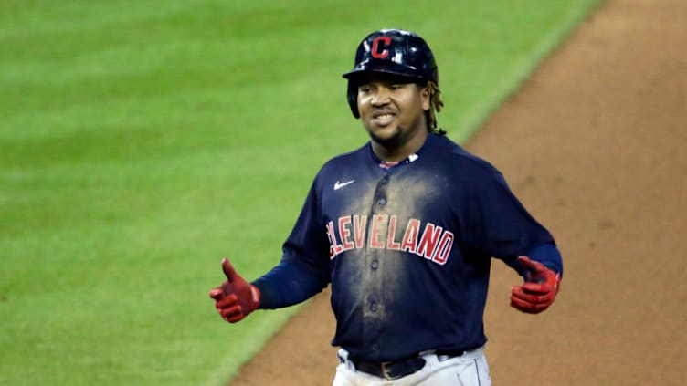 Jose Ramirez #11 of the Cleveland Indians (Photo by Duane Burleson/Getty Images)