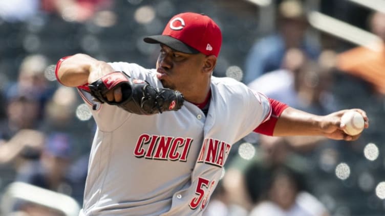 NEW YORK, NY - AUGUST 08: Wandy Peralta #53 of the Cincinnati Reds pitches in the sixth inning at Citi Field on August 8, 2018 in the Flushing neighborhood of the Queens borough of New York City. (Photo by Michael Owens/Getty Images)