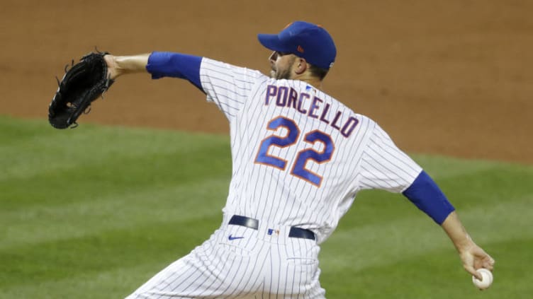 NEW YORK, NEW YORK - SEPTEMBER 04: Rick Porcello #22 of the New York Mets in action. (Photo by Jim McIsaac/Getty Images)