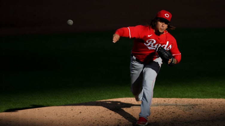 PITTSBURGH, PA - SEPTEMBER 04: Luis Castillo #58 of the Cincinnati Reds in action. (Photo by Justin Berl/Getty Images)