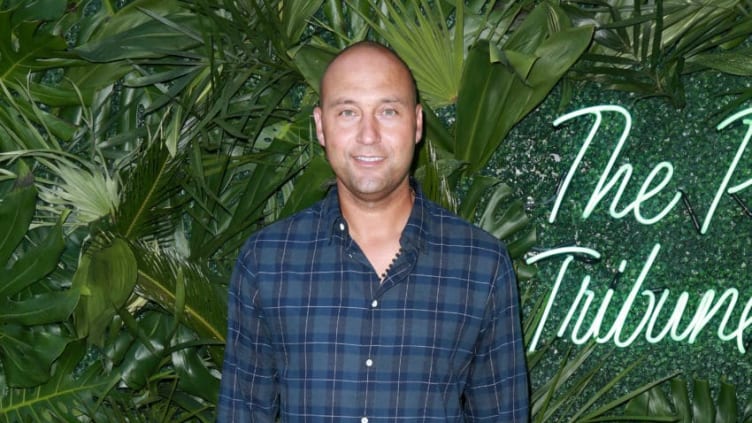 BEVERLY HILLS, CA - JULY 11: NBA player Derek Jeter attends The Players' Tribune Hosts Players' Night Out 2017 at The Beverly Hills Hotel on July 11, 2017 in Beverly Hills, California. (Photo by Leon Bennett/Getty Images for The Players' Tribune )