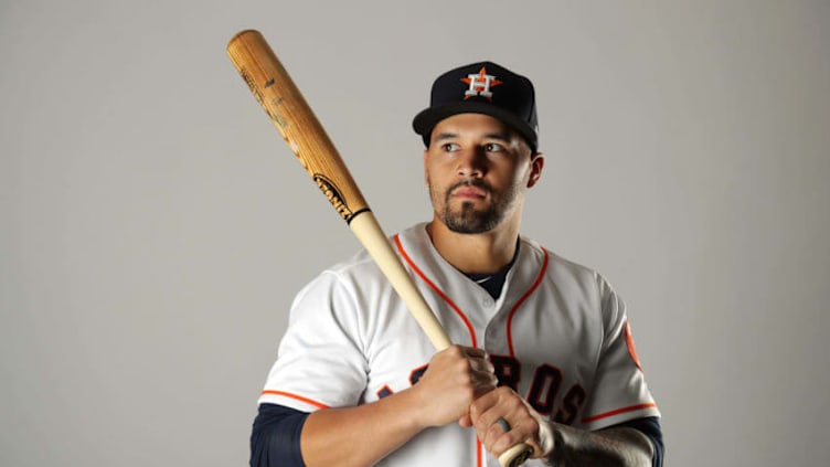 WEST PALM BEACH, FL - FEBRUARY 21: Nick Tanielu #81 of the Houston Astros poses for a portrait at The Ballpark of the Palm Beaches on February 21, 2018 in West Palm Beach, Florida. (Photo by Streeter Lecka/Getty Images)