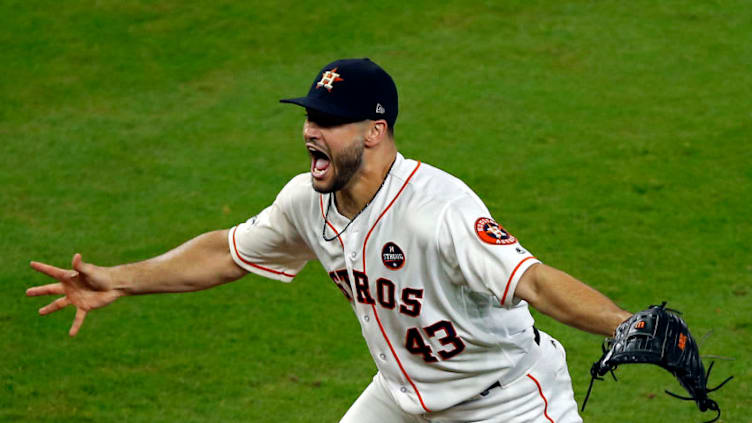 HOUSTON, TEXAS - OCTOBER 21: Lance McCullers Jr.