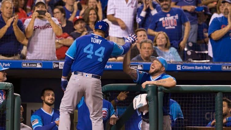 PHILADELPHIA, PA - AUGUST 26: Anthony Rizzo