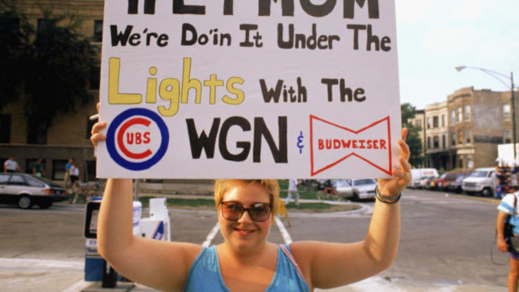 Cubs fan, 1988 (Photo by: Jonathan Daniel/Getty Images)