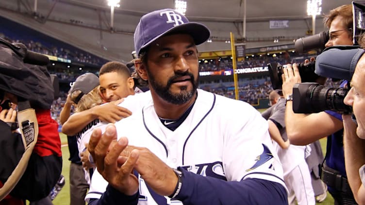 ST PETERSBURG, FL - SEPTEMBER 28: Bench coach Dave Martinez