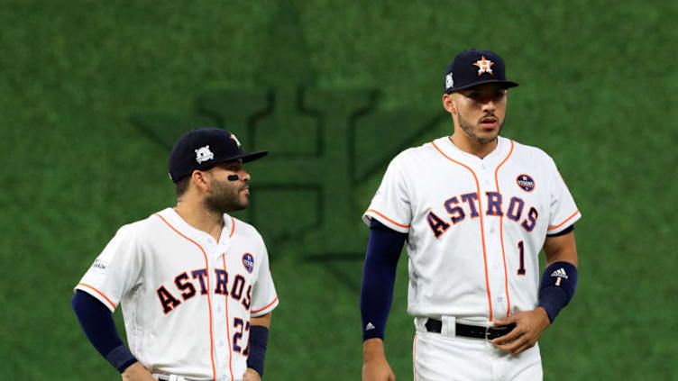 HOUSTON, TX - OCTOBER 21: Jose Altuve