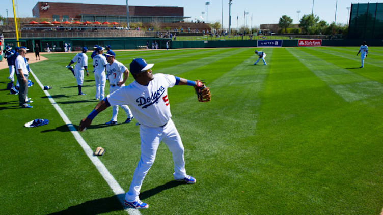 GLENDALE, AZ - FEBRUARY 25: Juan Uribe