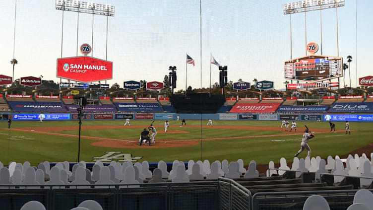 Los Angeles Dodgers vs San Francisco Giants. (Photo by Harry How/Getty Images)