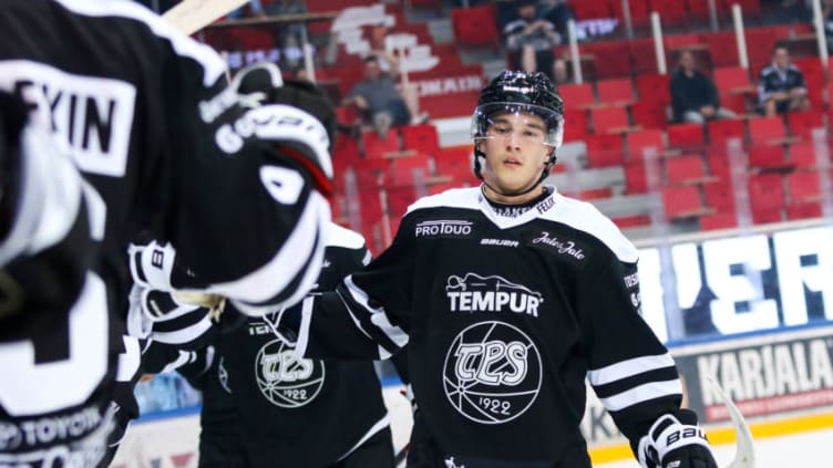 New York Islanders prospect Ruslan Iskhakov. Photo property of TPS. Used by permission of Eero Tuominen (TPS Head of Marketing and Communications).