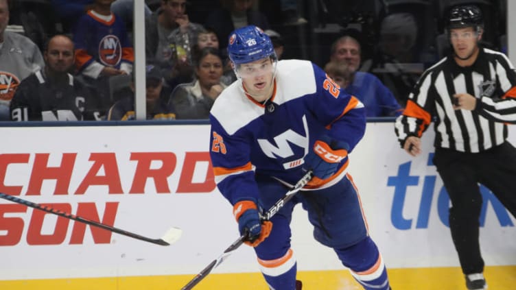 Oliver Wahlstrom #26 of the New York Islanders (Photo by Bruce Bennett/Getty Images)