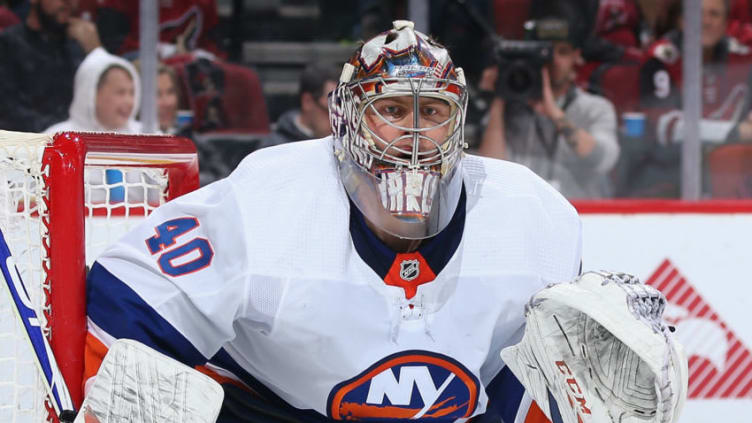 Goaltender Semyon Varlamov #40 of the New York Islanders (Photo by Christian Petersen/Getty Images)