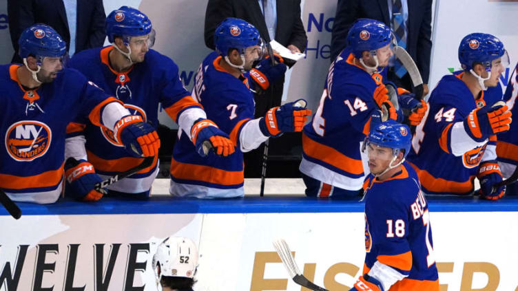 Anthony Beauvillier #18 of the New York Islanders (Photo by Andre Ringuette/Freestyle Photo/Getty Images)