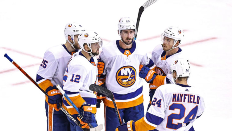 Brock Nelson #29 of the New York Islanders (Photo by Elsa/Getty Images)