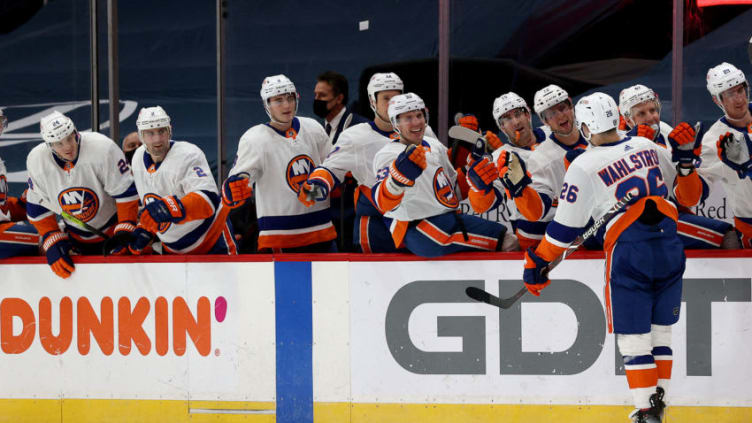 Oliver Wahlstrom #26 of the New York Islanders (Photo by Rob Carr/Getty Images)