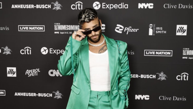 NEW YORK, NEW YORK - AUGUST 21: Maluma attends We Love NYC: The Homecoming Concert Produced by NYC, Clive Davis, and Live Nation on August 21, 2021 in New York City. (Photo by Jamie McCarthy/Getty Images for Live Nation)