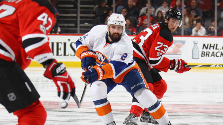 NEWARK, NJ - APRIL 08: Nick Leddy