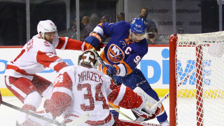 NEW YORK, NY - DECEMBER 19: Petr Mrazek