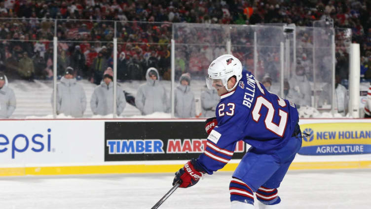 BUFFALO, NY - DECEMBER 29: Kieffer Bellows (Photo by Kevin Hoffman/Getty Images)