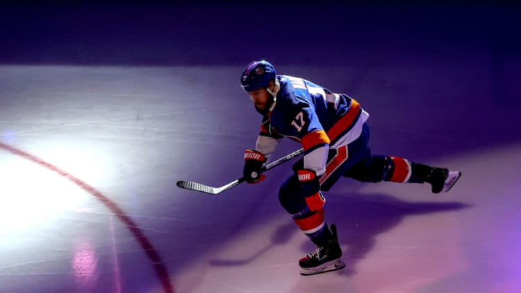 Matt Martin #17 of the New York Islanders. (Photo by Bruce Bennett/Getty Images)