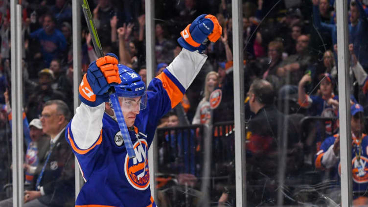 New York Islanders Michael Dal Colle (28) (Mandatory Credit: Dennis Schneidler-USA TODAY Sports)