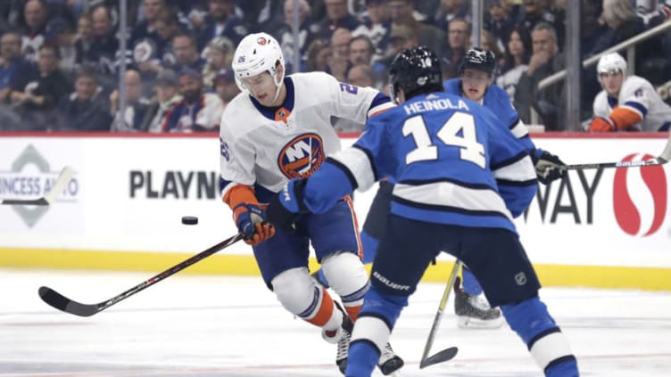 New York Islanders right wing Oliver Wahlstrom (26) (Mandatory Credit: James Carey Lauder-USA TODAY Sports)