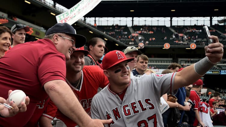 Mike Trout, Los Angeles Angels (Photo by Will Newton/Getty Images)