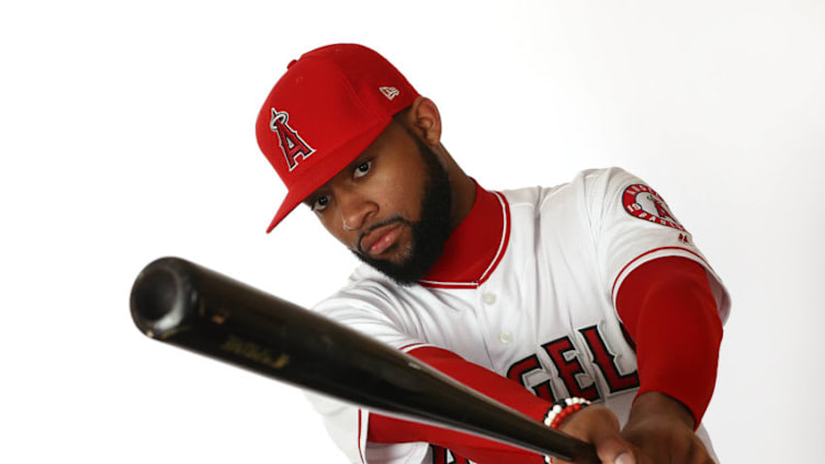 Jo Adell, Los Angeles Angels, (Photo by Jamie Squire/Getty Images)