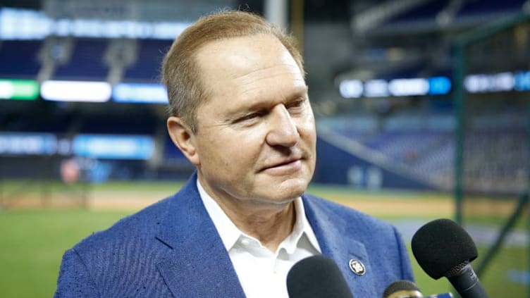 MIAMI, FLORIDA - JULY 12: Agent Scott Boras prior to the game between the Miami Marlins and the New York Mets at Marlins Park on July 12, 2019 in Miami, Florida. (Photo by Michael Reaves/Getty Images)