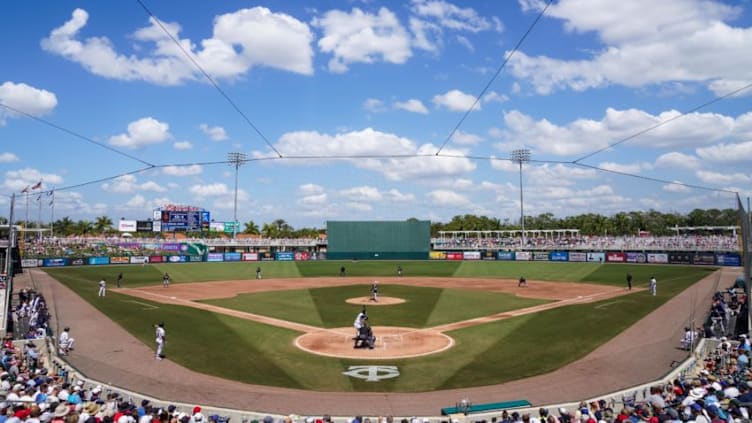 FORT MYERS, FL- MARCH 11: A general view of Hammond Stadium prior to a spring training game between the Atlanta Braves and Minnesota Twins on March 11, 2020 in Fort Myers, Florida. (Photo by Brace Hemmelgarn/Minnesota Twins/Getty Images)