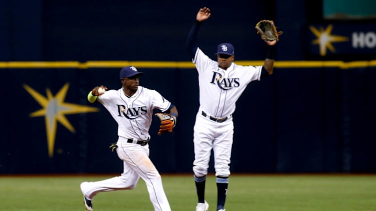 ST. PETERSBURG, FL - JULY 24: Shortstop Adeiny Hechavarria (Photo by Brian Blanco/Getty Images)