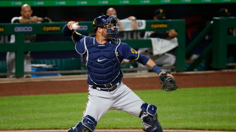 Manny Pina, Milwaukee Brewers (Photo by Justin K. Aller/Getty Images)