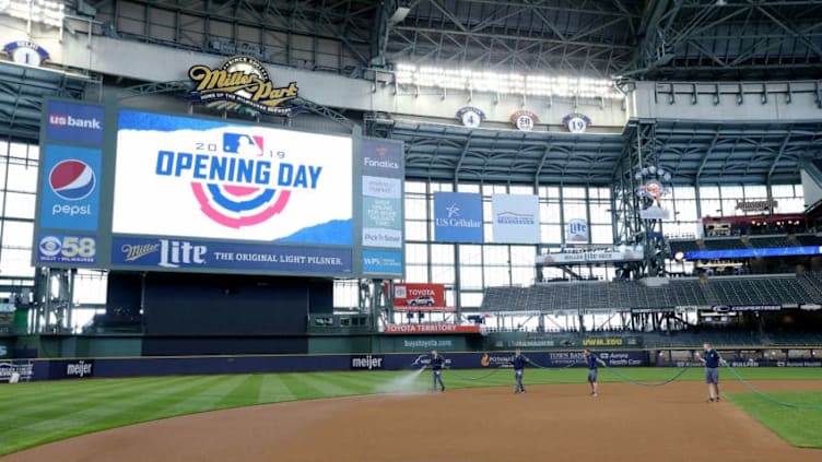 MILWAUKEE, WISCONSIN - MARCH 28: A general view before the game between the St. Louis Cardinals and Milwaukee Brewers during Opening Day at Miller Park on March 28, 2019 in Milwaukee, Wisconsin. (Photo by Dylan Buell/Getty Images)